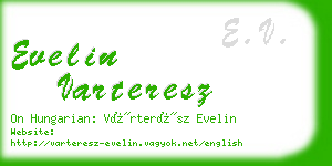 evelin varteresz business card